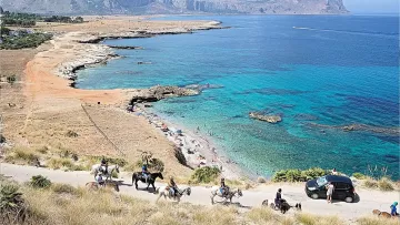 Horseback riding from San Vito lo Capo